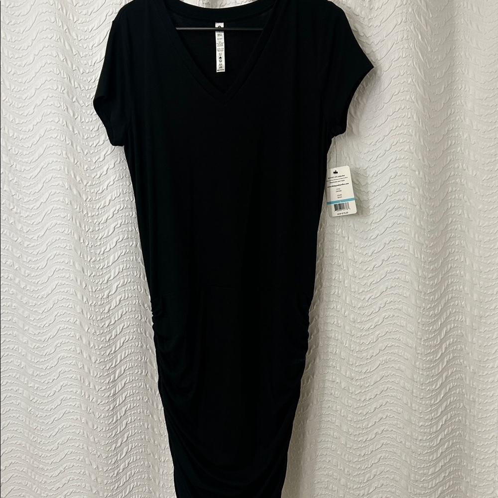 Active Life Black Midi Dress